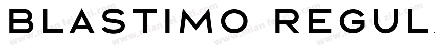 Blastimo Regular字体转换